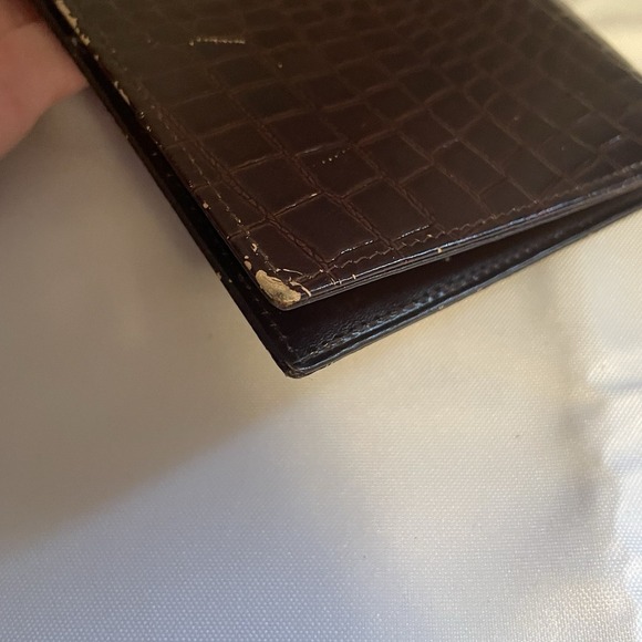 Vintage Lord Buxton Saddle Cowhide Bifold Leather Unisex Card Case Wallet USA - Picture 14 of 15